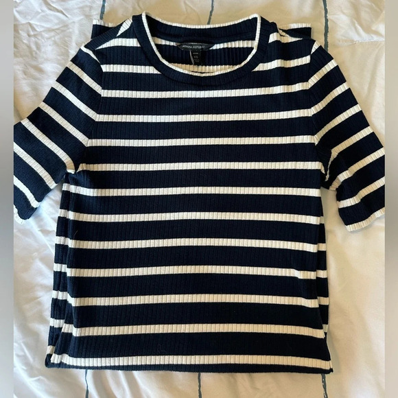 Banana Republic Striped Stretchy Midi Dress - Picture 5 of 7